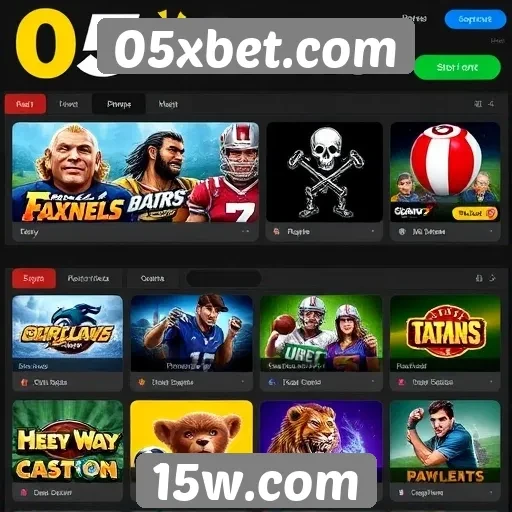 Explorando a variedade de jogos disponíveis no 05xbet